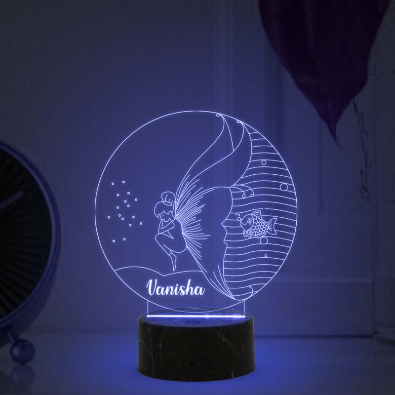 3D Illusion Butterfly Led Night lamp with Automatic Color Changing Light Customized with Name   Birthday Gifts for Girls
